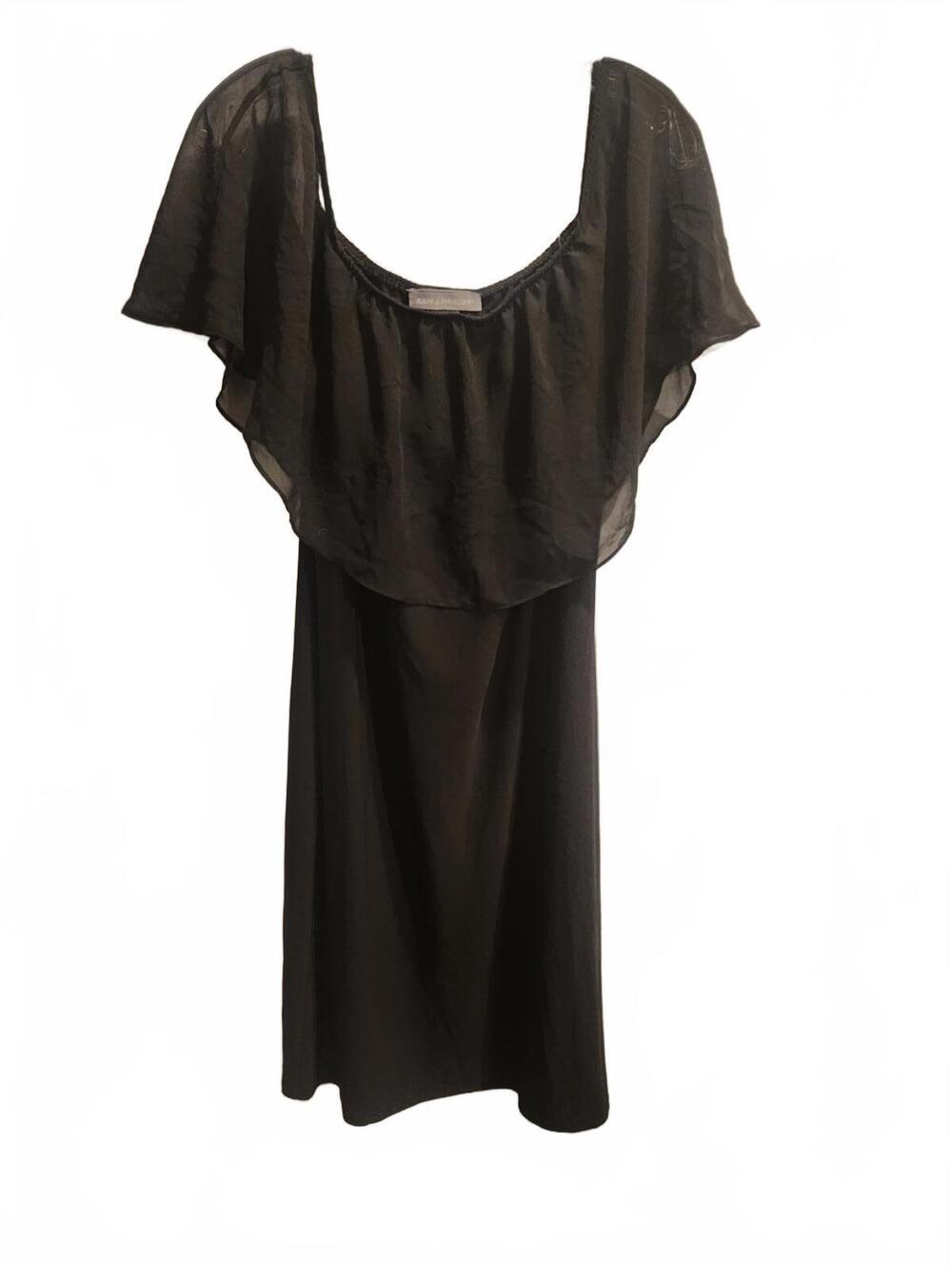 Kate And Mallory Off the Shoulder Black Dress. Womens Size Large. 43 inches long